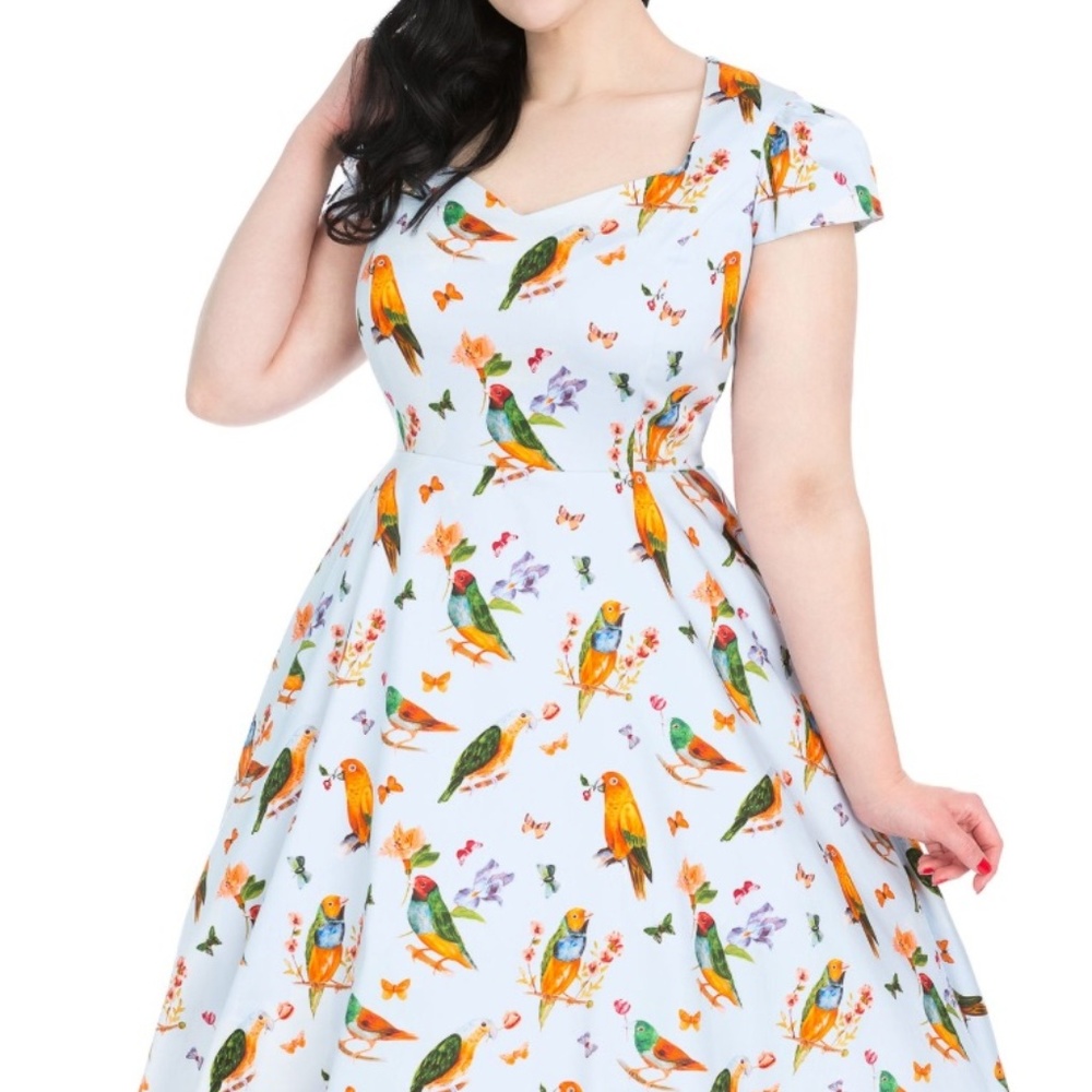 Lady Voluptuous Evie Dress Lovebirds US 22/24